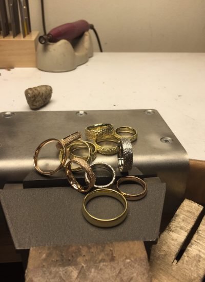 Vestuviniai rankų darbo žiedai